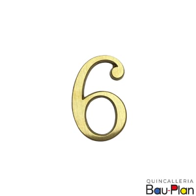 NUMERO 6 Bronceado 7cm1