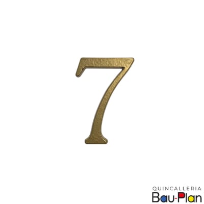 NUMERO 7 Bronceado 7cm1