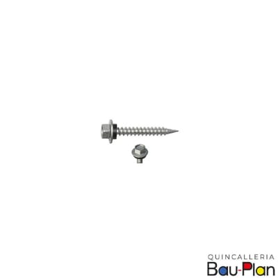 TORNILLO Hexagonal 10 x 4 1/2 (100 un) Punta Espada con Golilla1