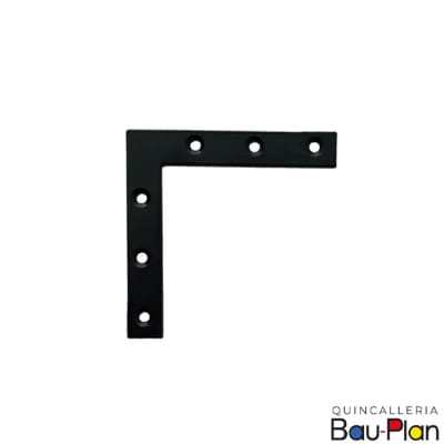 ESCUADRA Plana 100mm Negra1