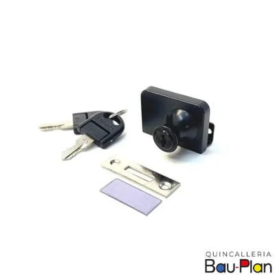 CERRADURA VIDRIO 409 NEGRA DOBLE1