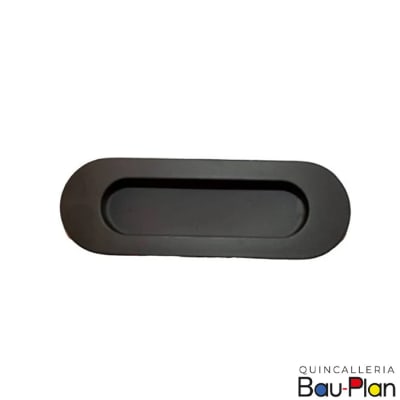 TIRADOR  ASA OVALADA 96MM NEGRA TF11010 DMC1