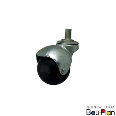 RUEDA GOMA C/PERNO 3/8*3/4 40MM (Unidad)1