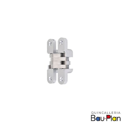 BISAGRA INVISIBLE 60mm SATIN NIQUEL (Unidad)1