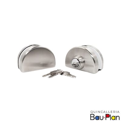 CERRADURA FL 502 para puertas de vidrio, Inox Flotante1