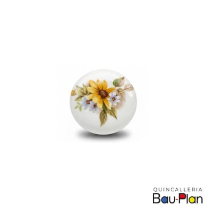 TIRADOR CERÁMICA FLOR AM. 3502XP.261