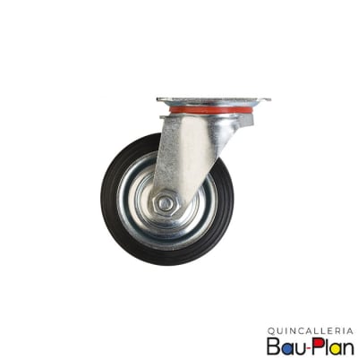 RUEDA C/BASE GIRATORIA 125x34mm (5) 95 KG (Unidad)1
