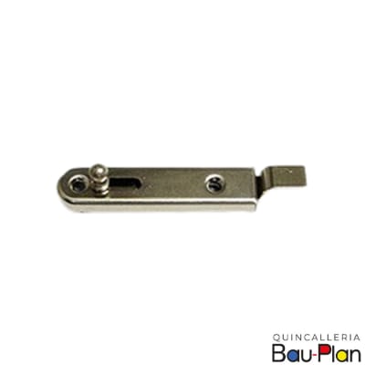 PICAPORTE NIQUELADO CURVO 375 F.PAS RED1