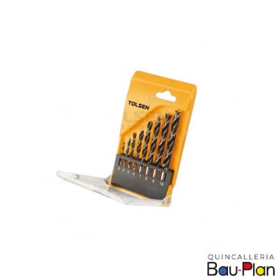 BROCA 75626 JUEGO MADERA 8 Unds: 3 - 4 - 5 - 6 - 7 - 8 - 9 - 10 Tolsen1