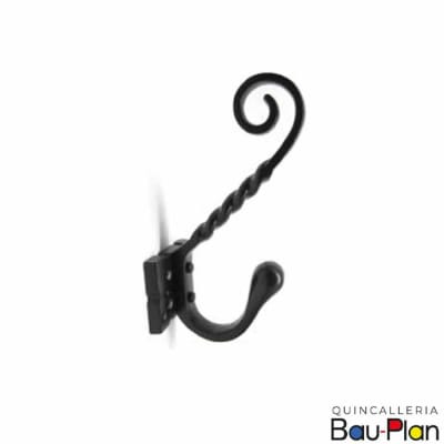 PERCHA DOBLE 0573 FIERRO FORJADO 140 MM.  (Unidad)1