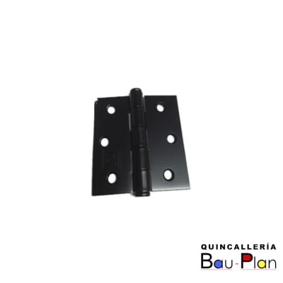 BISAGRA 2.5x2.5 Ac. Negro Sin Rodamiento (Unidad)1