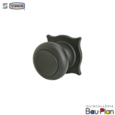 PERILLON NEGRO Puertas de 30 a 60 mm de espesor. Diám de 70mm (Unidad)1