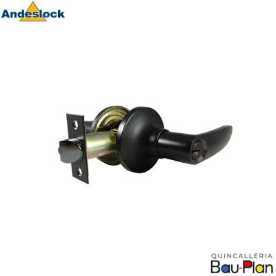 CERRADURA MANILLA  Dormitorio,Oficina/Negro1