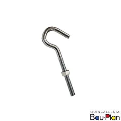 PERNO GANCHO C/TUERCA 5/16-18 x 6 Zinc1