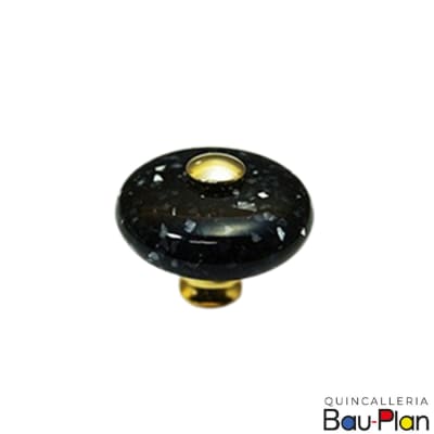 TIRADOR POMO DORADO NEGRO NACAR 5701 STAMP1