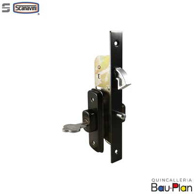 CERRADURA EMBUTIR  de Gancho/ Pta de Corredera/ Cerrojo Anti-alzamiento/ Ac. Envejecido1