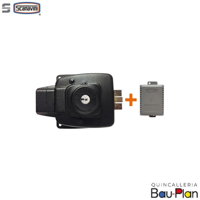 CERRADURA SOBREPONER  Elect/Bod Acc.princ Reja Ofic /Negro C/Transf 2050-CI.N/5101