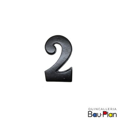 NUMERO 2 Fierro Forjado 70mm1