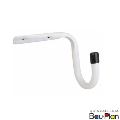 COLGADOR BICICLETA PARA TECHO 180x120x100 mm BLANCO (Unidad)1