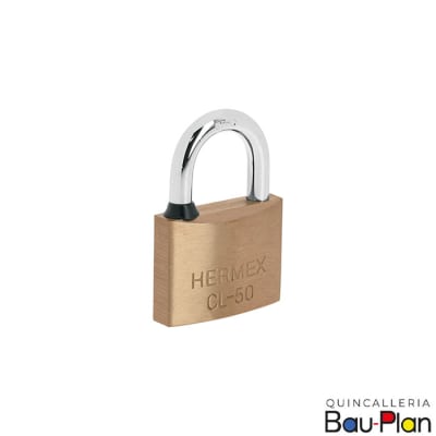 CANDADO GANCHO CORTO  BRONCE 50MM2