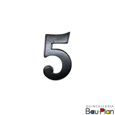 NUMERO 5 Fierro Forjado 70mm1