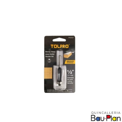FRESA ROUTER RECTA CON RODAMIENTO 1/4 x 1/2 x 1 x 2-5/81