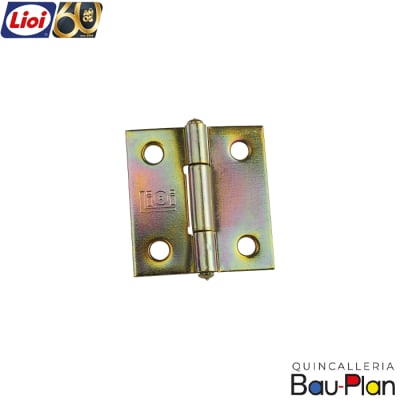 BISAGRA L38  Zincado Amarillo 1 1/2 (Unidad)1