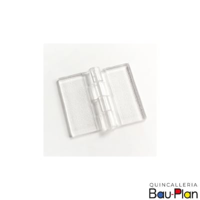 Bisagra acrílica 45x38x3mm (Unidad)1
