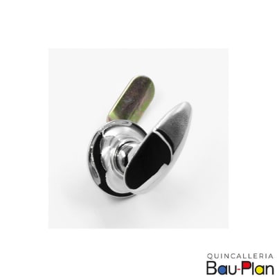 CERRADURA B19, manilla T, sin llave CROMADA1