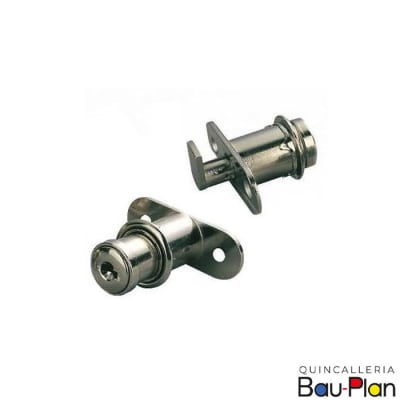 CERRADURA 478, Boton con Traba, Niquelada1