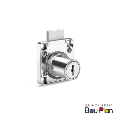 CERRADURA Cuadrada 19mm Niquelada 138S1