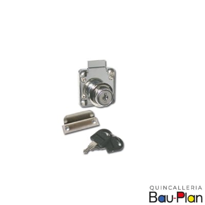 CERRADURA 138 Cajón Cuadrada Cromada1