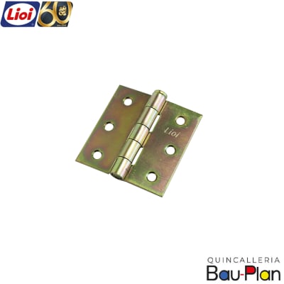 BISAGRA L84  Zincado Amarillo 3 1/2x3 1/2  (Unidad)1