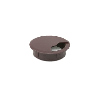 PASACABLE PLÁSTICO CAFÉ 60mm (Unidad)1