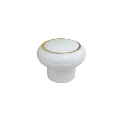 TIRADOR Blanco con Anillo Dorado1