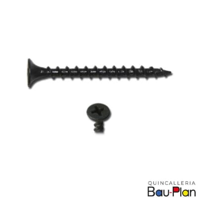 TORNILLO CRS 6 x 3/4 (100 un) Hilo Grueso Fosfatizado1