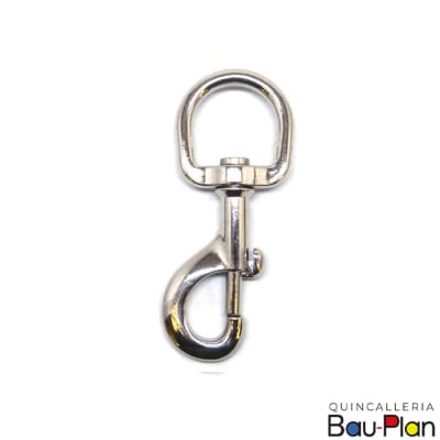 MOSQUETON C/RES 25x90mm Niquel1