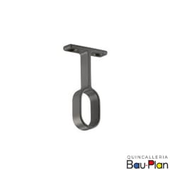 SOPORTE CENTRAL BARRA OVALADA NEGRO TF19015