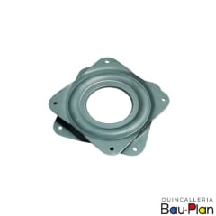 Plato Giratorio  70x70mm Gris (Unidad)
