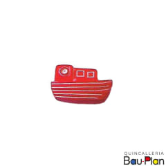 TIRADOR Rojo c/Barco ø36mm p/mueble