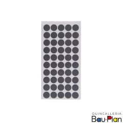 TAPA  ADHESIVA GRIS GRAFITO SET 50 UNIDADES