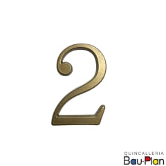 NUMERO 2 Bronceado 7cm
