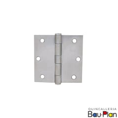 BISAGRA ART 88 3 1/2x3 1/2  Ac Inox C/Tornillos (Unidad)