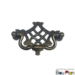 TIRADOR 0485 Bronce Bruñido 64mm Ancho
