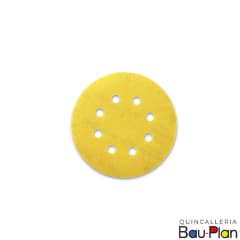 DISCO Lija Gr 120 ø 5 VELCRO, 8 perforaciones