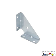 ESCUADRA Refuerzo 2 1/2 x 2 1/2 Zincada Blanca