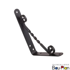 ESCUADRA RUSTICA 200X 150 MM A. NEGRO