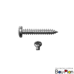 Tornillo Roscalata 8 x 3/4 Binding (100 un) R/Combinada Zincado Brilla
