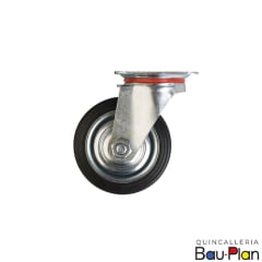 RUEDA C/BASE GIRATORIA 125x34mm (5) 95 KG (Unidad)