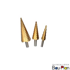 BROCA ESCALONADA 4-12*2 mm HSS Titaneo